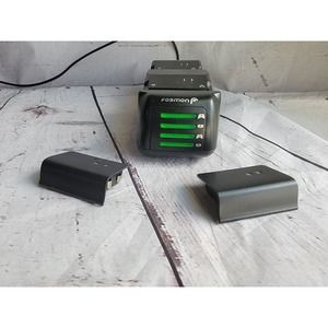 Fosmon High Speed Dual Conductive Dock Charging Station C-10659 w/ 2 batteries